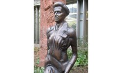 A statue of Rosa Luxemburg, Berlin